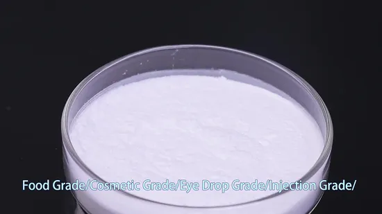 Food Grade Hyaluronic Acid Powder Rich in Vitamin Active Ingredient Hyaluronic Acid Powder Pure for Smooth and Shiny Skin 