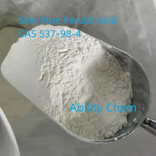 Cosmetic Ingredient Raw Powder Trans Ferulic Acid for Skin Care 